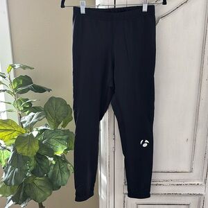 Women's Bontrager Solstice Cycling Tight Pants Small Black Reflective Drawstring